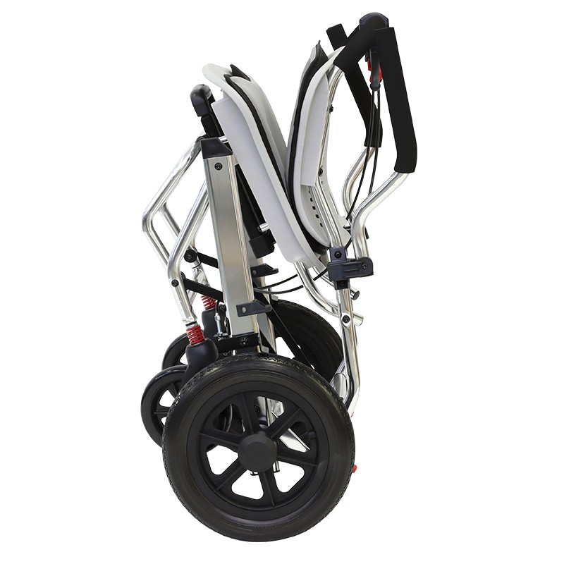 Airline Travel Compact Manual Wheelchair Lightweight Travelling Folding transport wheelchair for Elderly