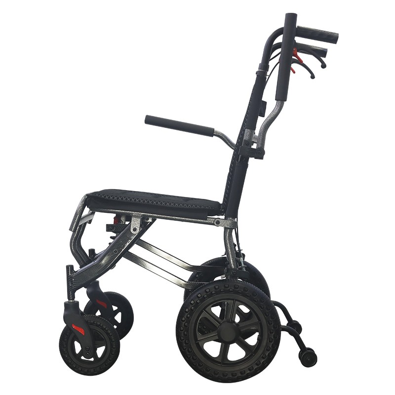 Disabled Caremoving Handcycle wheelchair Portable Scooter Lightweight Foldable travel outdoor airline Wheelchair