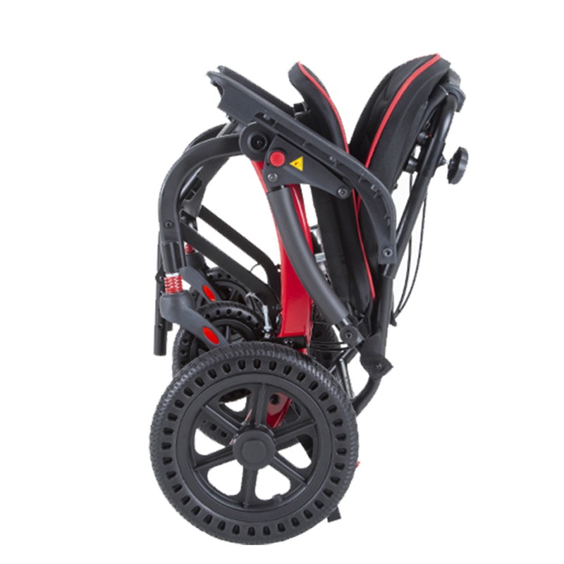 HE802-1 Ergonomic Travel Manual Wheelchair Lightweight Travelling Folding transport wheelchair Aluminum alloy 