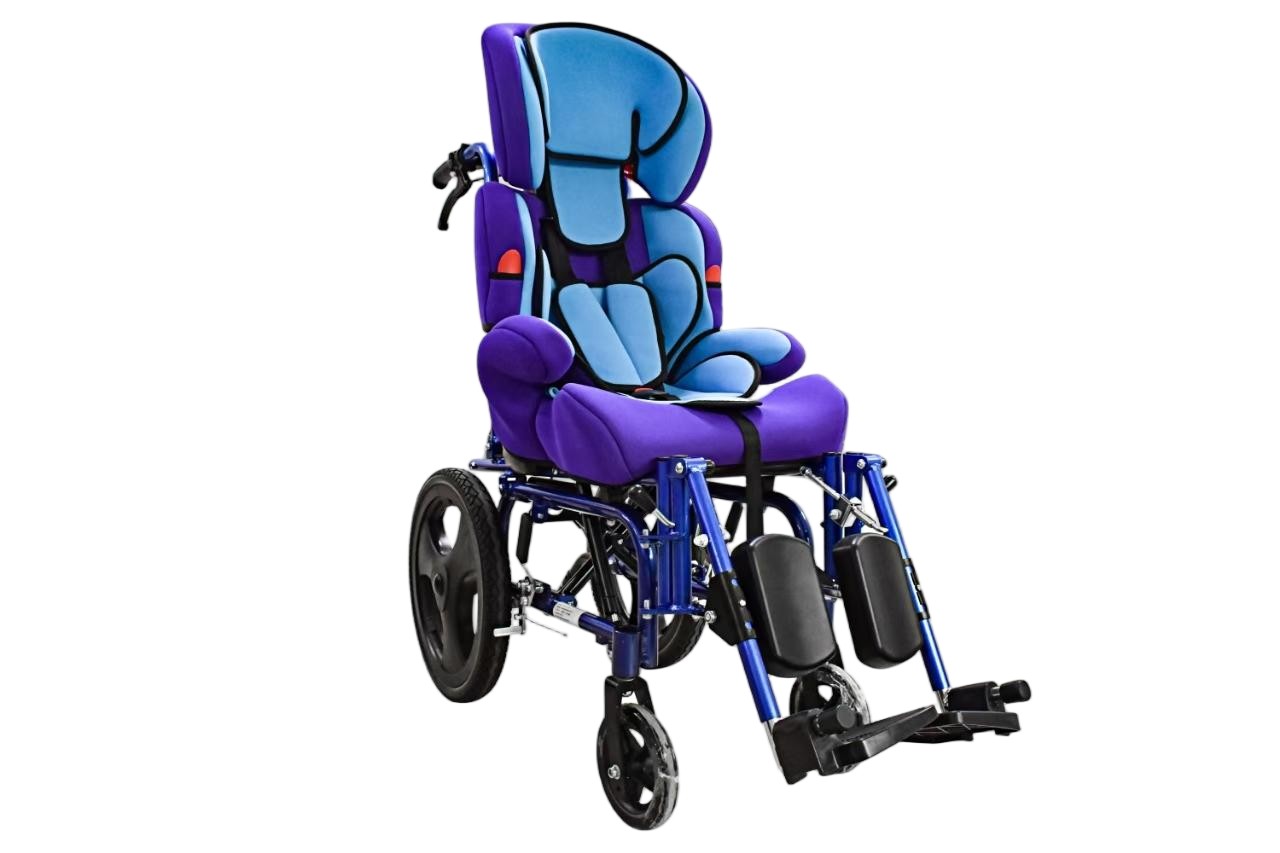 HE258LBC-Reclining High-Back Aluminum Wheelchair with Elevating Footrests
