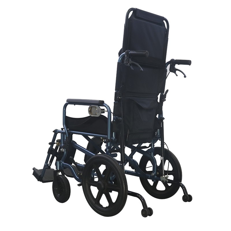 High backrest angle adjustment Portable Folding manual Wheelchair reclining backrest Disable outdoor wheelchair