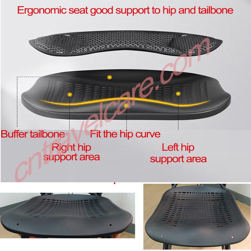 Light weight manual travel wheelchair portable folding hand push adult disabled elderly ergonomic wheelchair