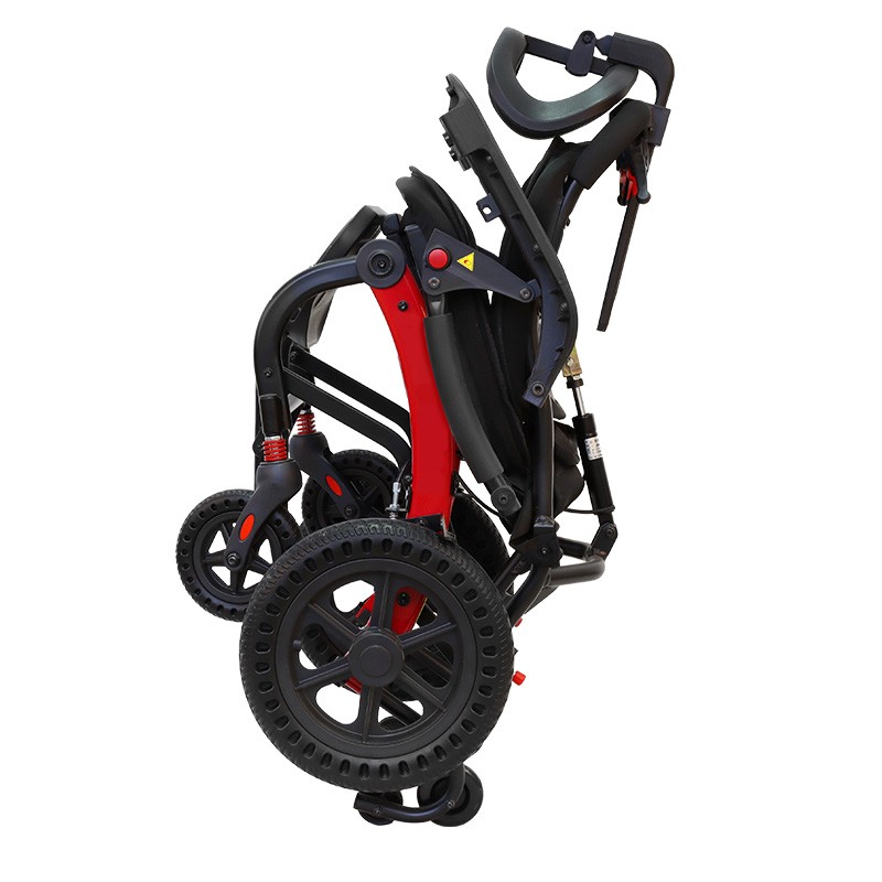 HE802-2 Reclining Light weight manual wheelchair portable folding hand push adult disabled elderly home user out wheelchair