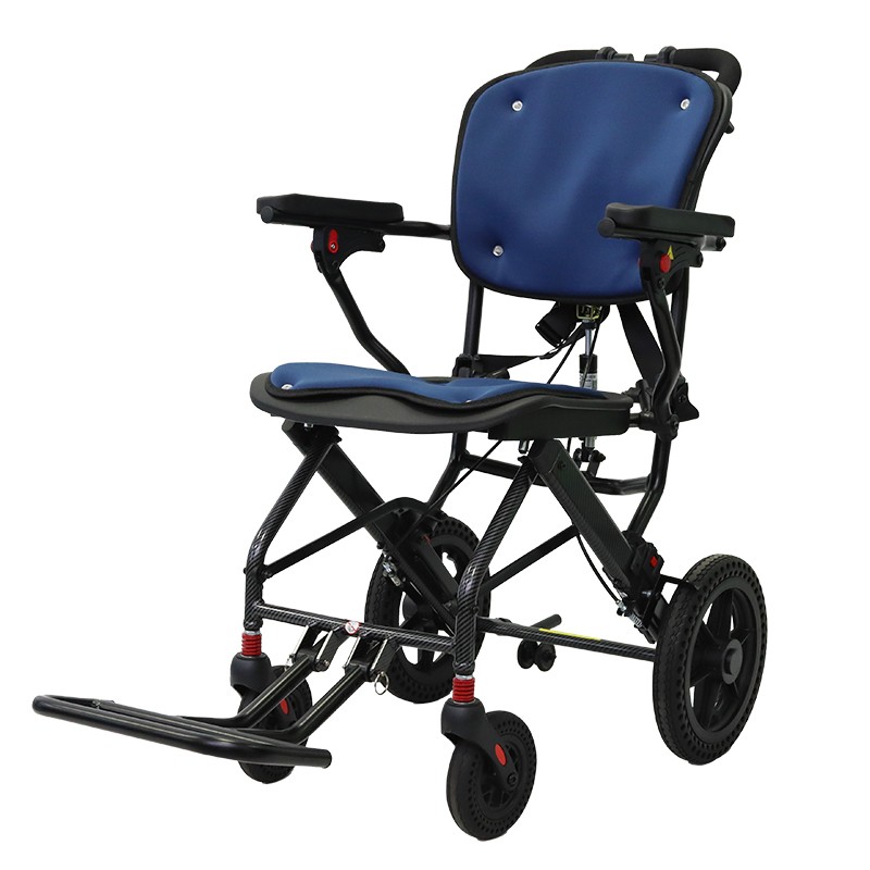 Reclining Light weight manual wheelchair portable folding hand push adult disabled elderly home user out wheelchair