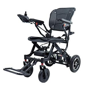 foldable electric wheelchair aluminum lightweight power wheel chair outdoor airline wheelchair