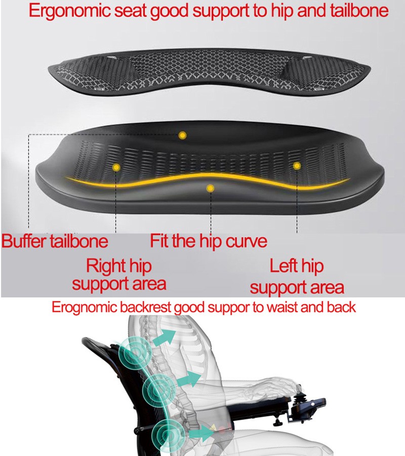foldable electric wheelchair aluminum light weight power wheel chair outdoor airline wheelchair